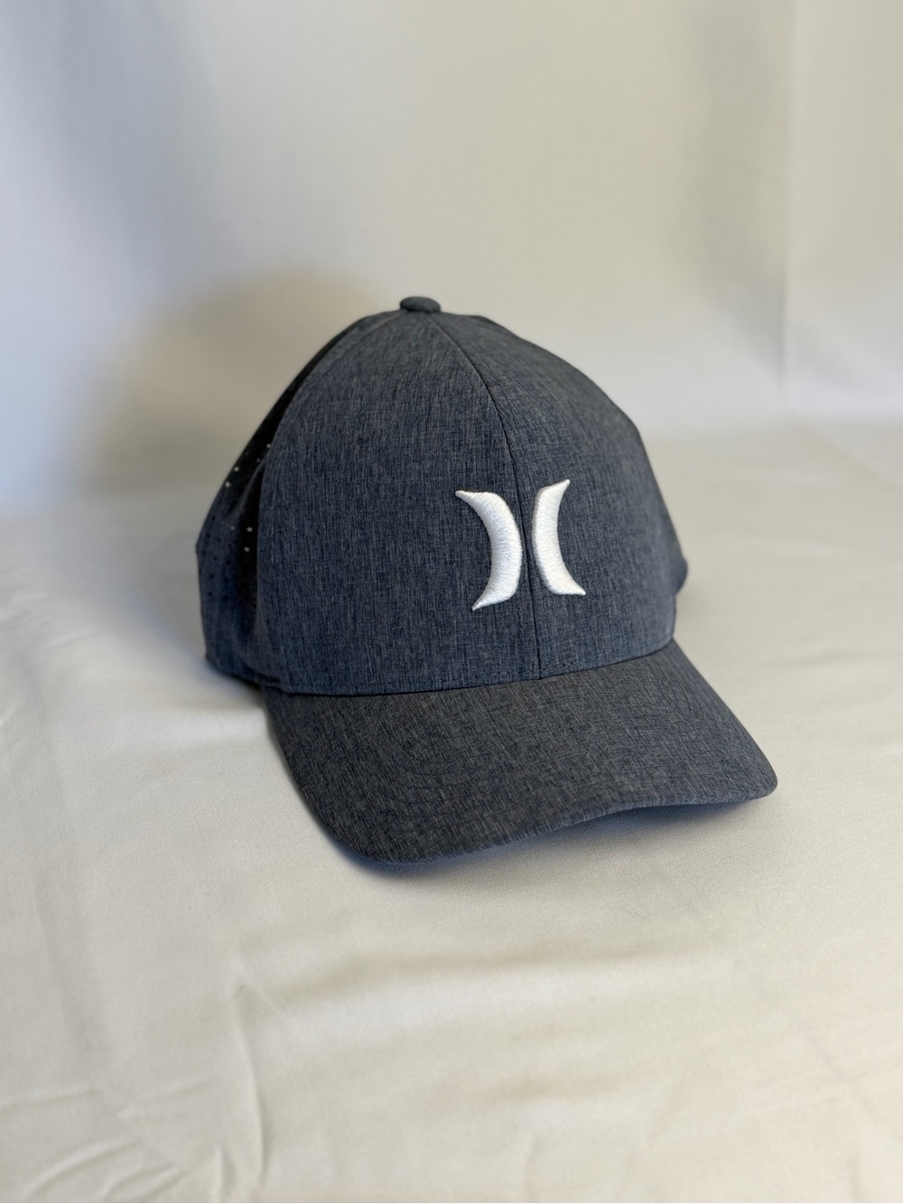 Hurley Dark Gray Hat with White Embroidered Logo